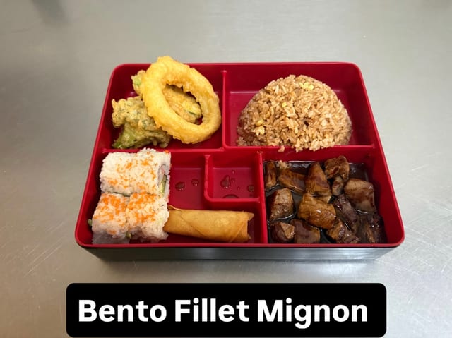 B6. Bento Filet Mignon.