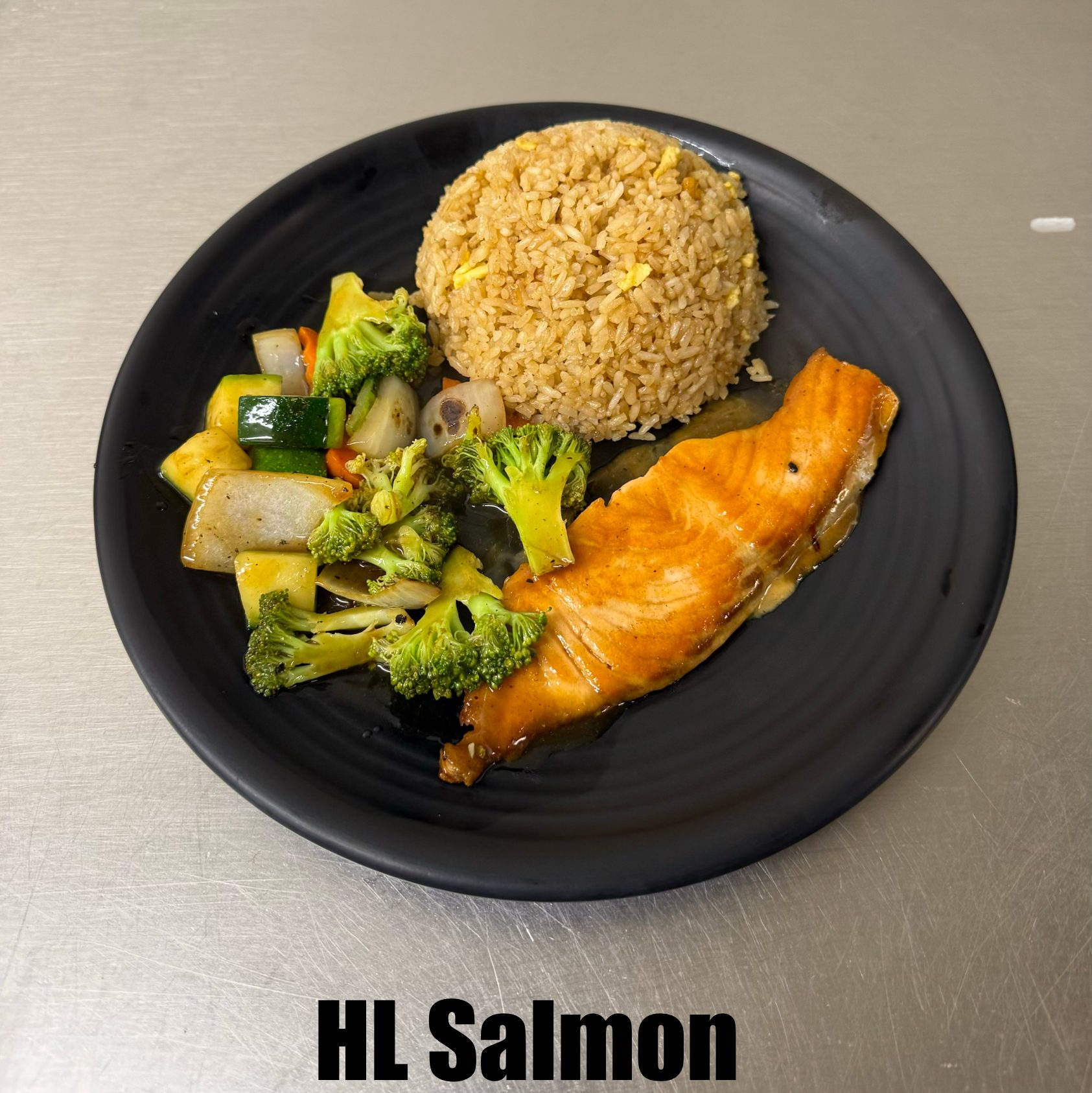 HL5. Hibachi Salmon.