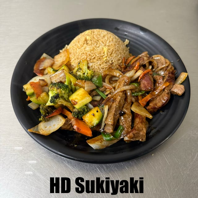 HD8. Hibachi Sukiyaki Steak.