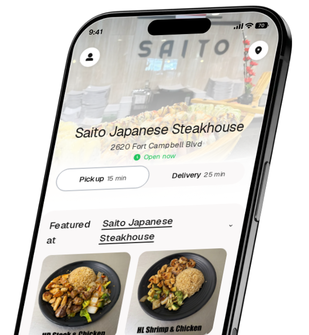 Saito Japanese Steakhouse app preview