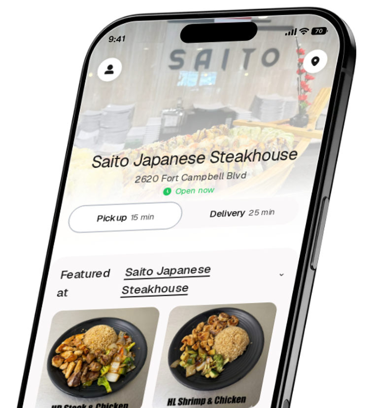 Saito Japanese Steakhouse app preview