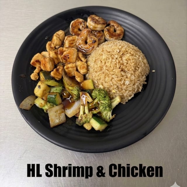 HL8. Hibachi Chicken & Shrimp.