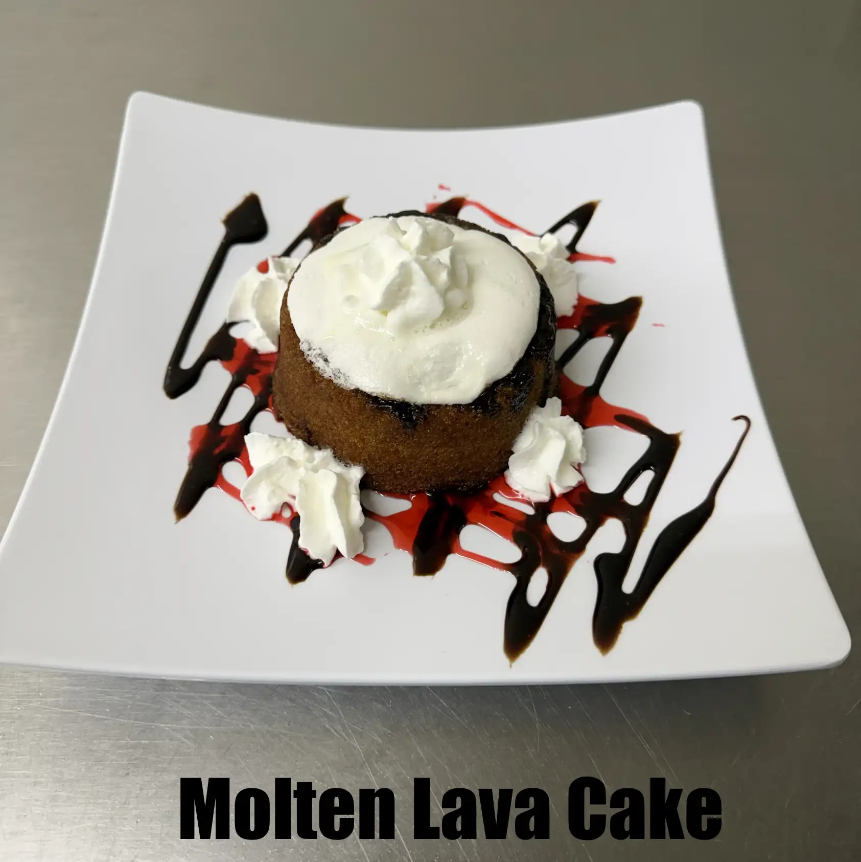 D6. Molten Chocolate Lava Cake.
