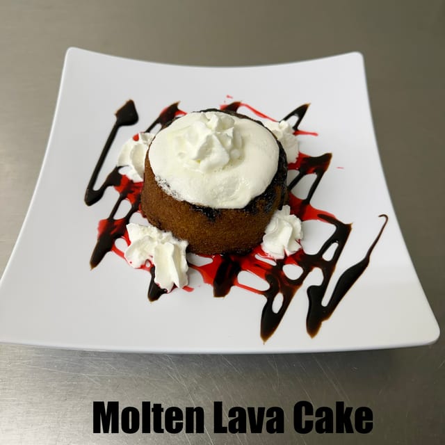 D6. Molten Chocolate Lava Cake.