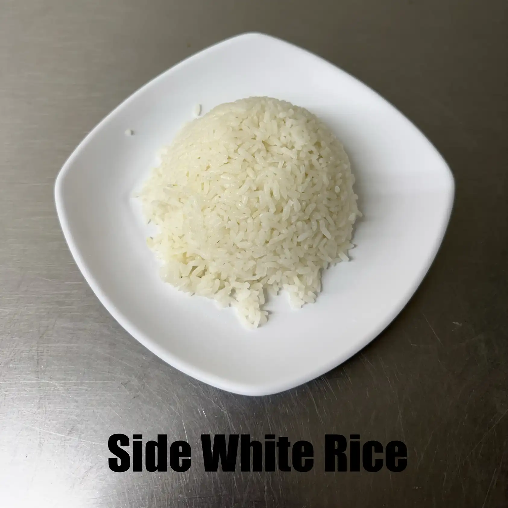 Steamed Rice.