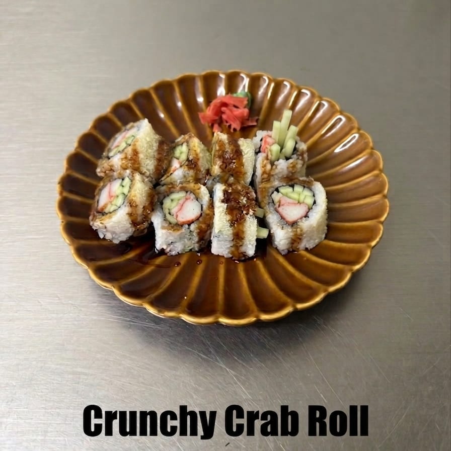 9. Crunchy Crab Roll.